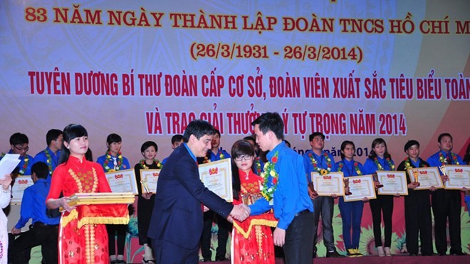 Kỷ niệm 83 năm ngày thành lập Đoàn và trao Giải thưởng Lý Tự Trọng năm 2014  - ảnh 1